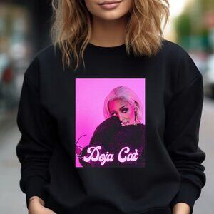 Doja Cat Unisex Rap Sweatshirts Minimal Photoshoot 90S Bootleg Style Sweatshirt